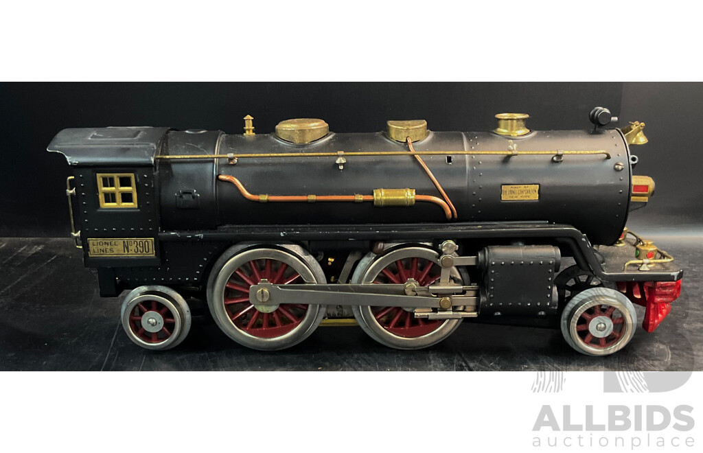 LIONEL Standard No.390 BILD-A-LOCO Train Engine with Tender