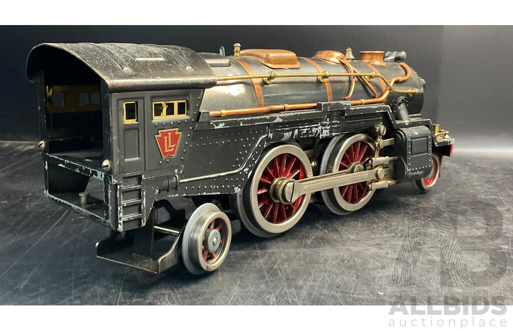 LIONEL 385E ''Standard '' BILD -A-LOCO Train Engine with Tender