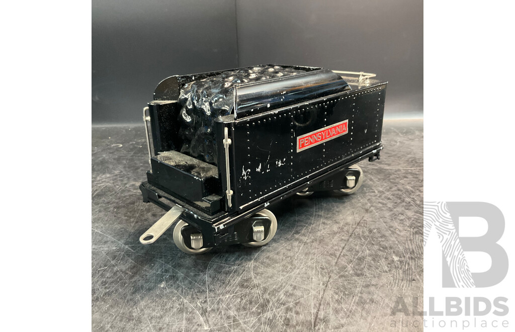 LIONEL MTH 385E ''Standard'' BILD-A-LOCO Pennsylvania Train Engine with Tender