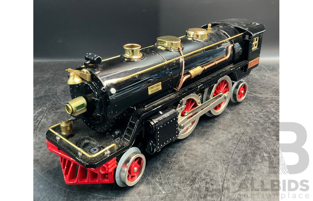 LIONEL No.390-E ''Standard '' BILD-A-LOCO  Pennsylvania Train Engine with Tender