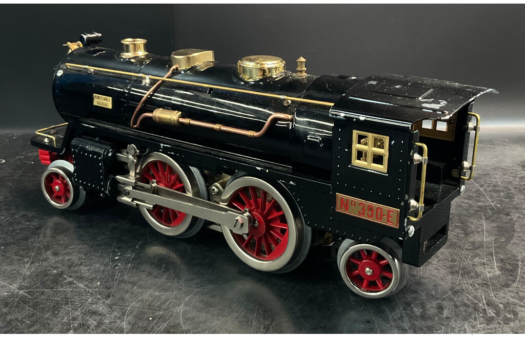 LIONEL No.390-E ''Standard '' BILD-A-LOCO  Pennsylvania Train Engine with Tender