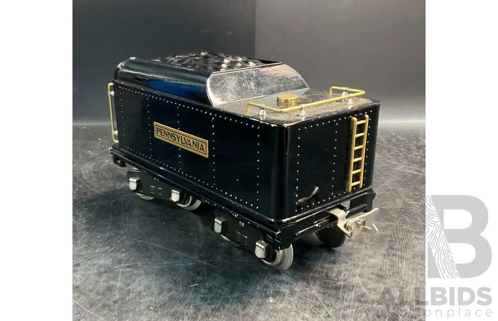 LIONEL No.390-E ''Standard '' BILD-A-LOCO  Pennsylvania Train Engine with Tender