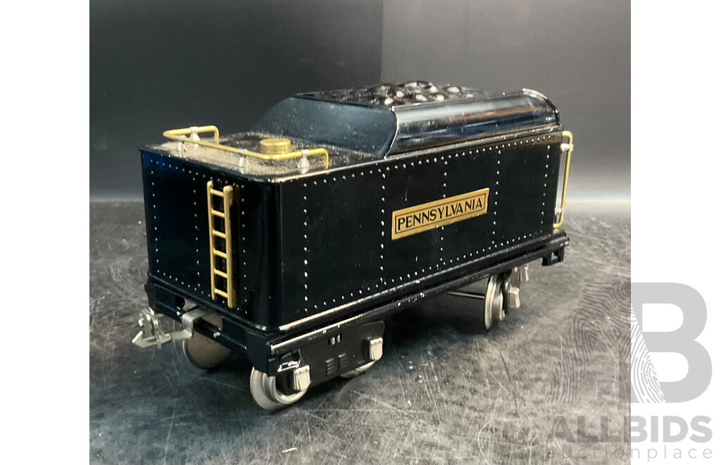 LIONEL No.390-E ''Standard '' BILD-A-LOCO  Pennsylvania Train Engine with Tender