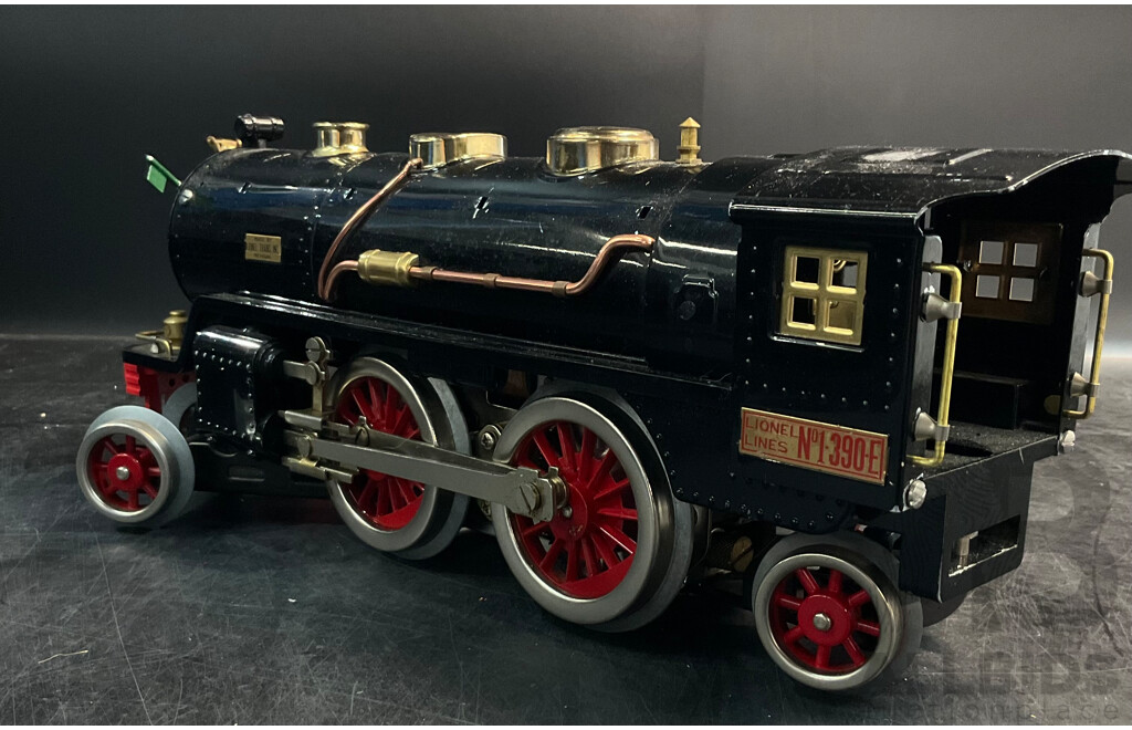 LIONEL No.1-390-E ''Standard '' BILD-A-LOCO Train Engine with Tender