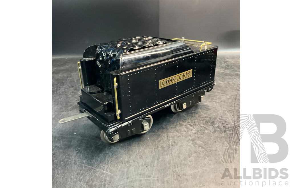 LIONEL No.1-390-E ''Standard '' BILD-A-LOCO Train Engine with Tender