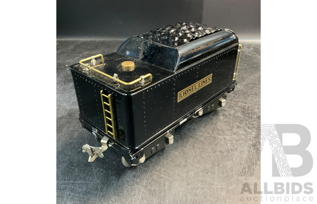 LIONEL No.1-390-E ''Standard '' BILD-A-LOCO Train Engine with Tender