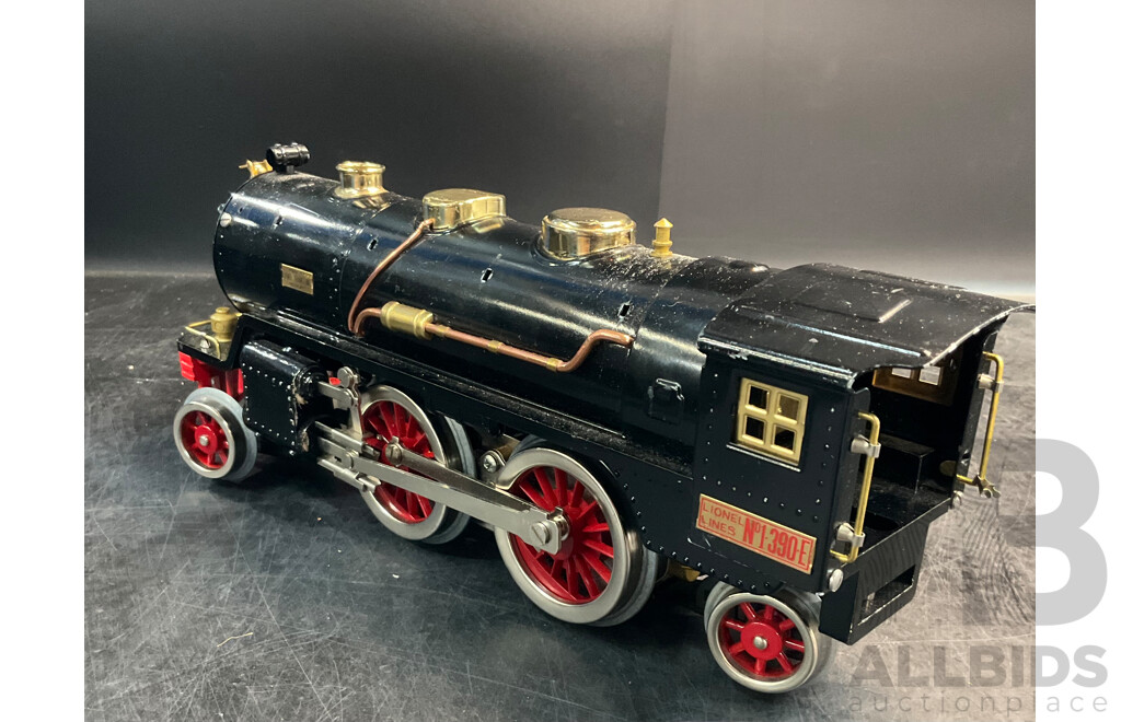 LIONEL No.1-390-E ''Standard '' BILD-A-LOCO Train Engine with LTI Tender