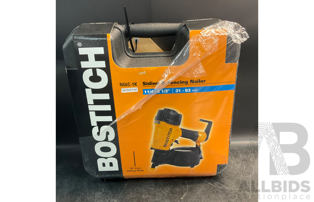 Bostitch N66C-1K Industrial Decking Coil Nailer (Shoots Paslode & Makita Nails)