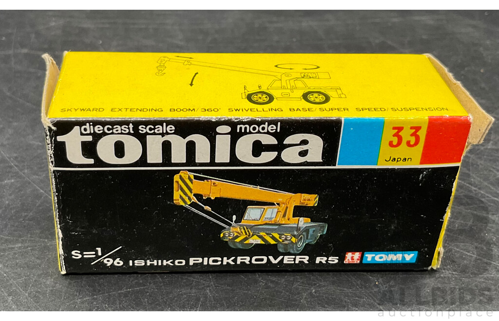 TOMICA Black Box Retired No. 33 ISHIKO Pickrover R5 Diecast Car 1/96 - Made in Japan