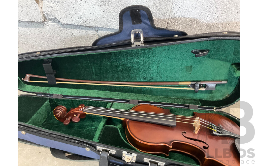 VIolin in Blue Case