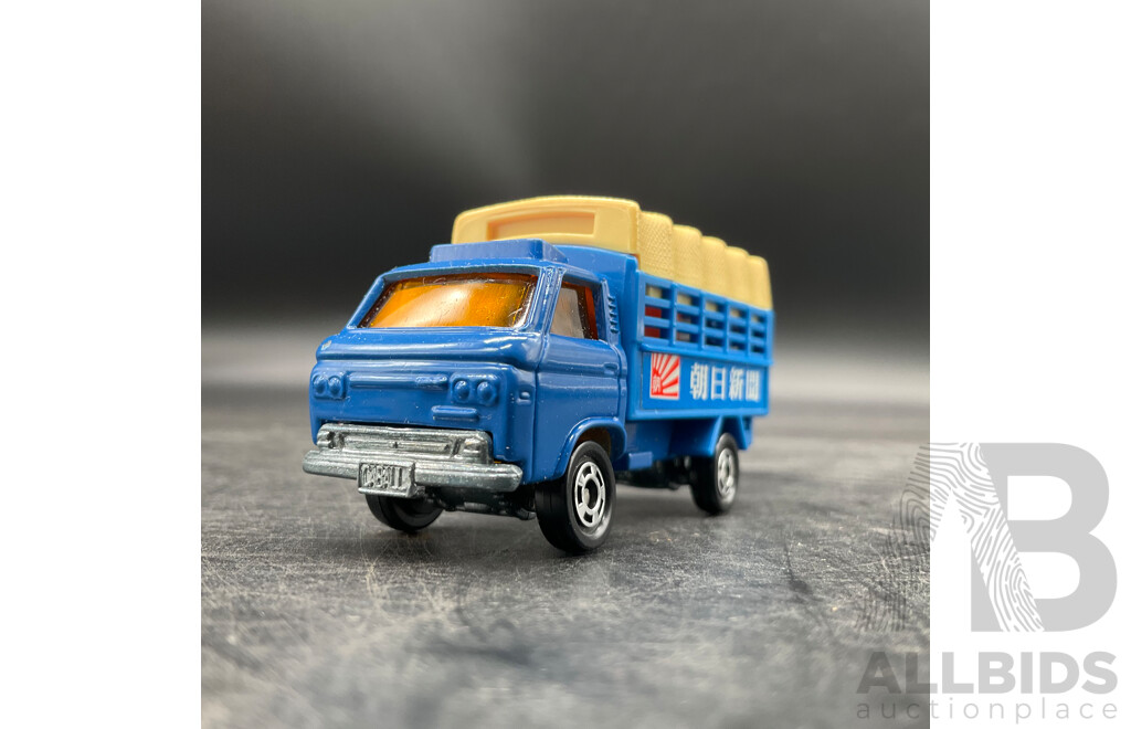 TOMICA Black Box Retired No. 107 NISSAN Caball News Delivery Truck Diecast Car 1/68 - Made in Japan