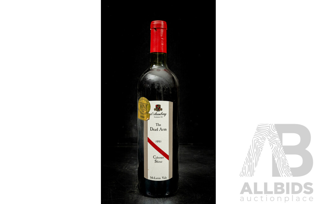 D'Arenberg the Dead Arm Cabernet Shiraz Vintage 1993