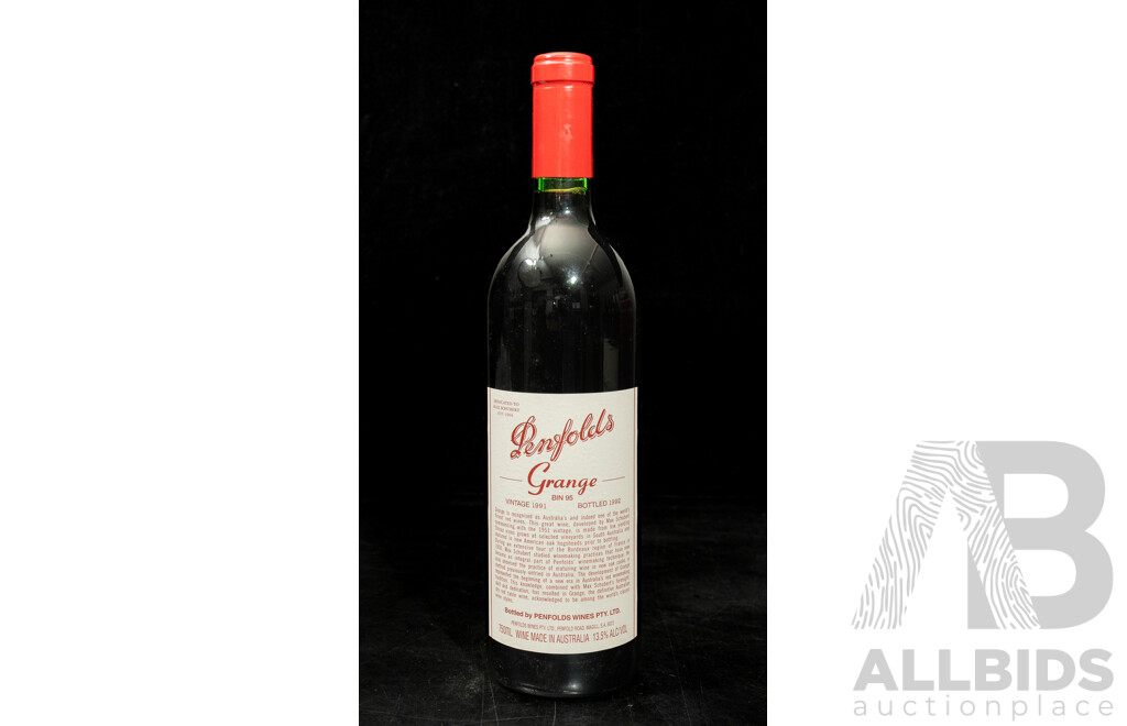 Penfolds Grange Hermitage Bin 19 Vintage 1991