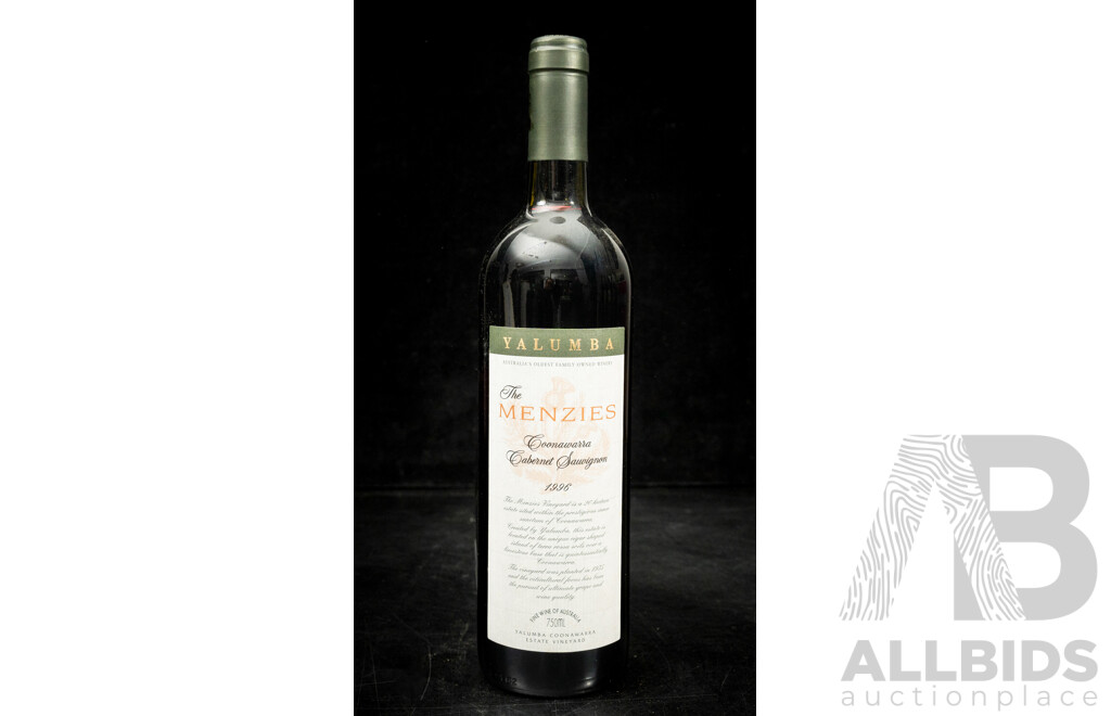 Yulumba The Menzies Coonawarra Cabernet Sauvignon Vintage 1996