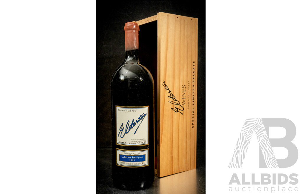 Cased Elderton Limited Release Cabernet Sauvignon Vintage 1995 Magnum