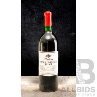 Penfolds Bin 407 Cabernet Sauvignon Vintage 1992