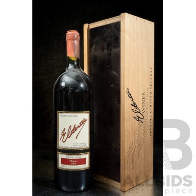 Cased Elderton Limited Release Shiraz Vintage 1995 Magnum