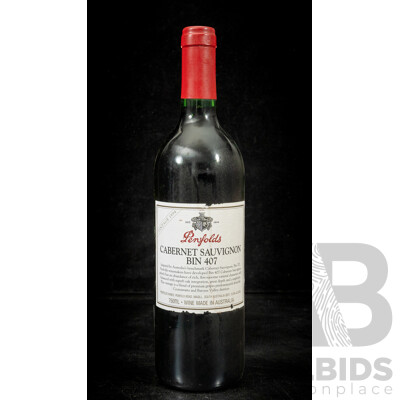 Penfolds Shiraz Cabernet Sauvignon Bin 407 Vintage 1994