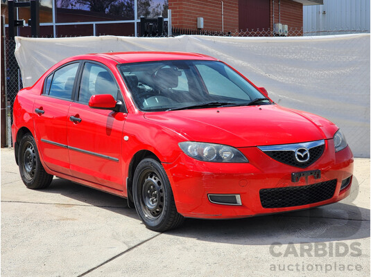 8/2006 Mazda Mazda3 NEO BK 4d Sedan Red 2.0L