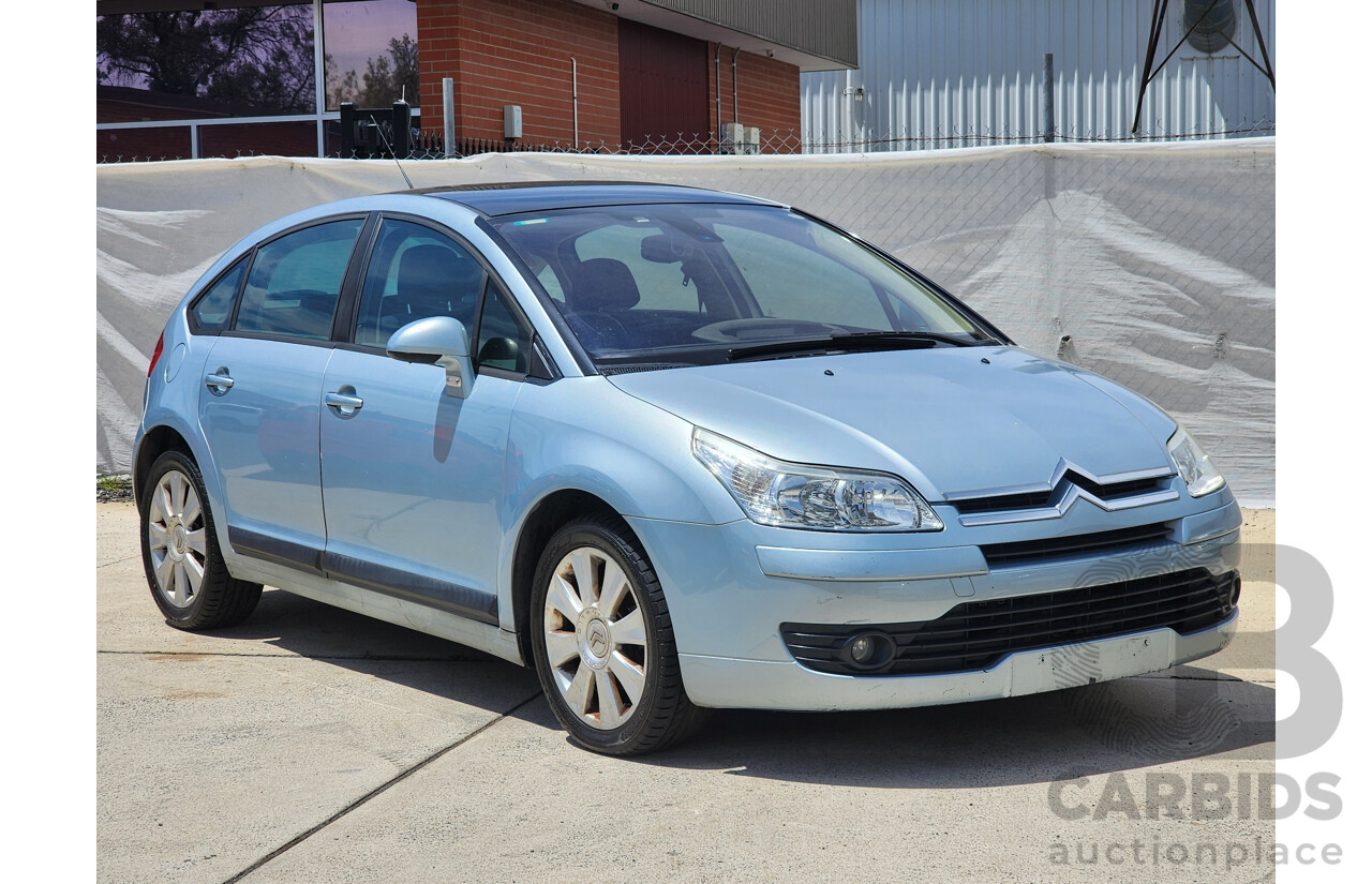 6/2006 Citroen C4 Exclusive  5d Hatchback Blue 2.0L