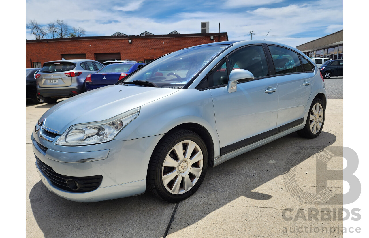 6/2006 Citroen C4 Exclusive  5d Hatchback Blue 2.0L