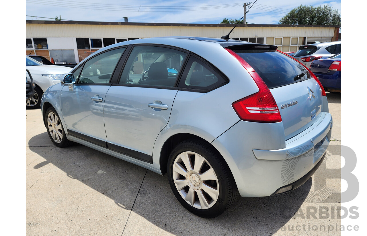 6/2006 Citroen C4 Exclusive  5d Hatchback Blue 2.0L