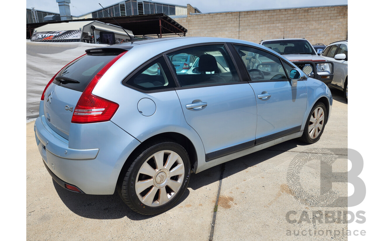 6/2006 Citroen C4 Exclusive  5d Hatchback Blue 2.0L