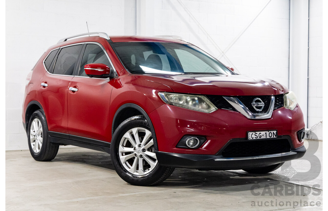 3/2014 Nissan X-Trail ST-L (4x4) T32 4d Wagon Burning Red 2.5L