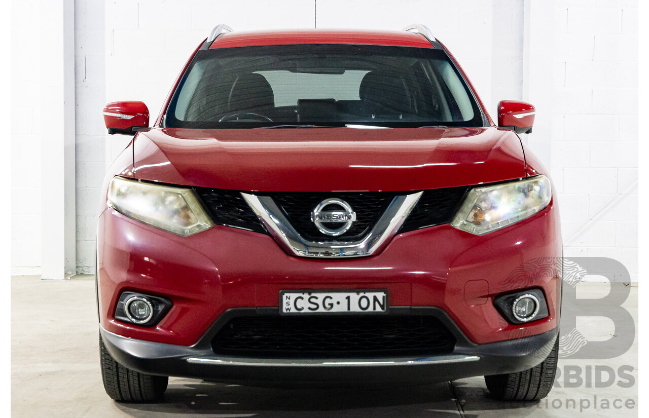 3/2014 Nissan X-Trail ST-L (4x4) T32 4d Wagon Burning Red 2.5L