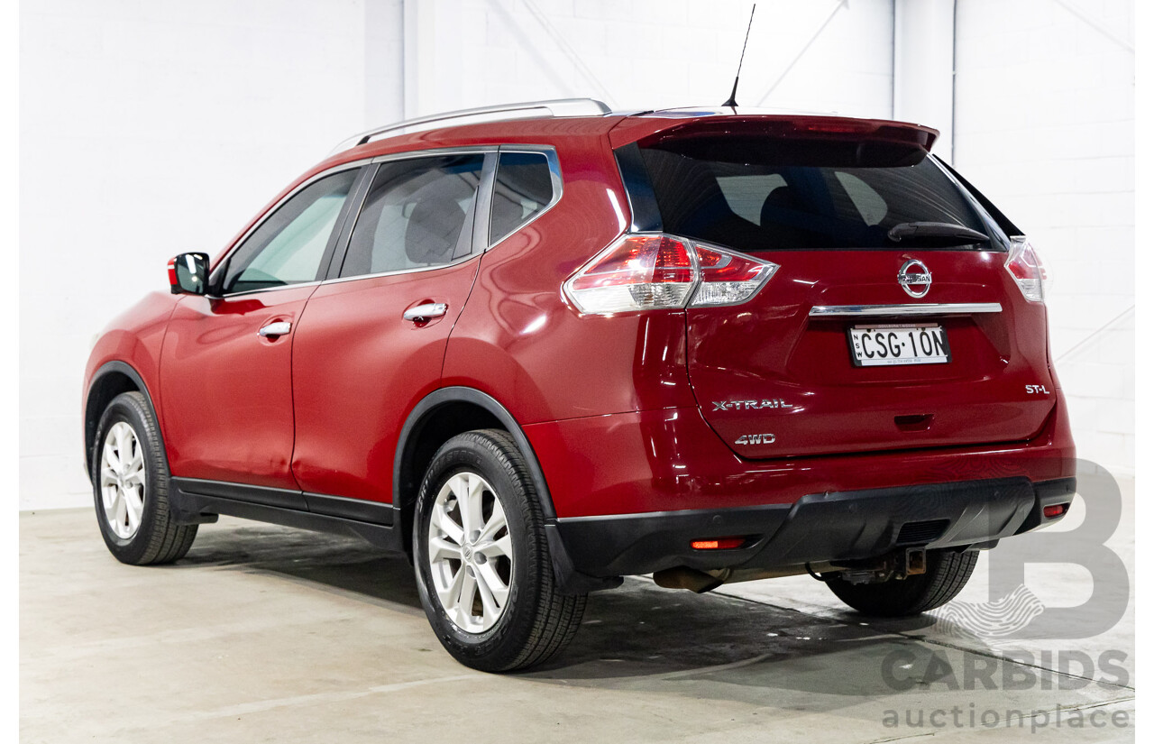 3/2014 Nissan X-Trail ST-L (4x4) T32 4d Wagon Burning Red 2.5L