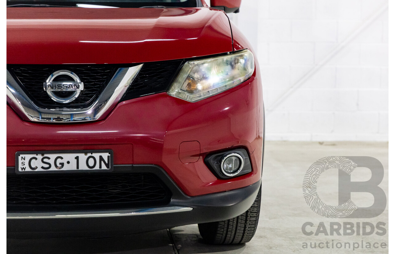 3/2014 Nissan X-Trail ST-L (4x4) T32 4d Wagon Burning Red 2.5L