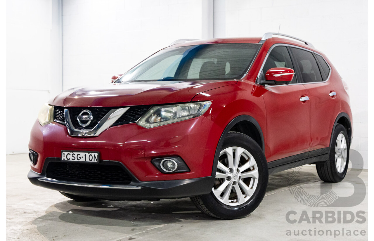 3/2014 Nissan X-Trail ST-L (4x4) T32 4d Wagon Burning Red 2.5L