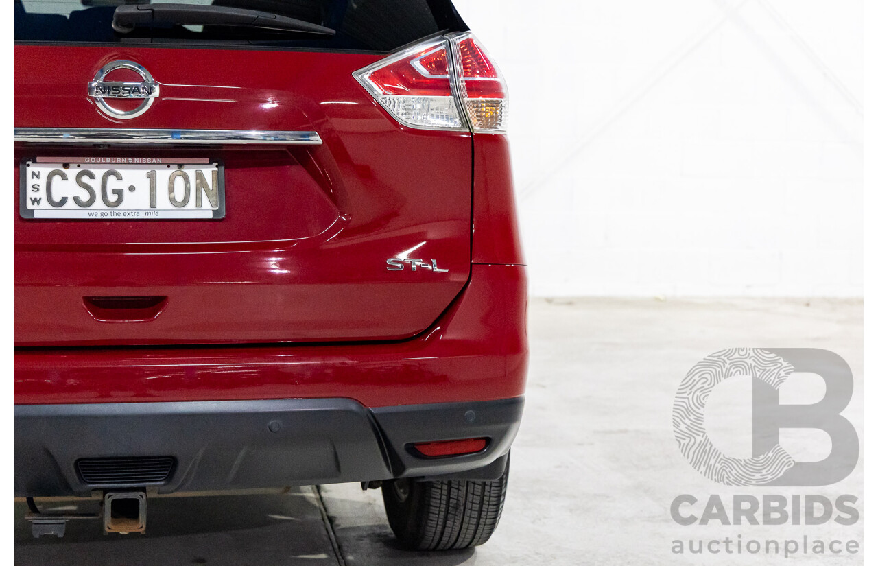 3/2014 Nissan X-Trail ST-L (4x4) T32 4d Wagon Burning Red 2.5L