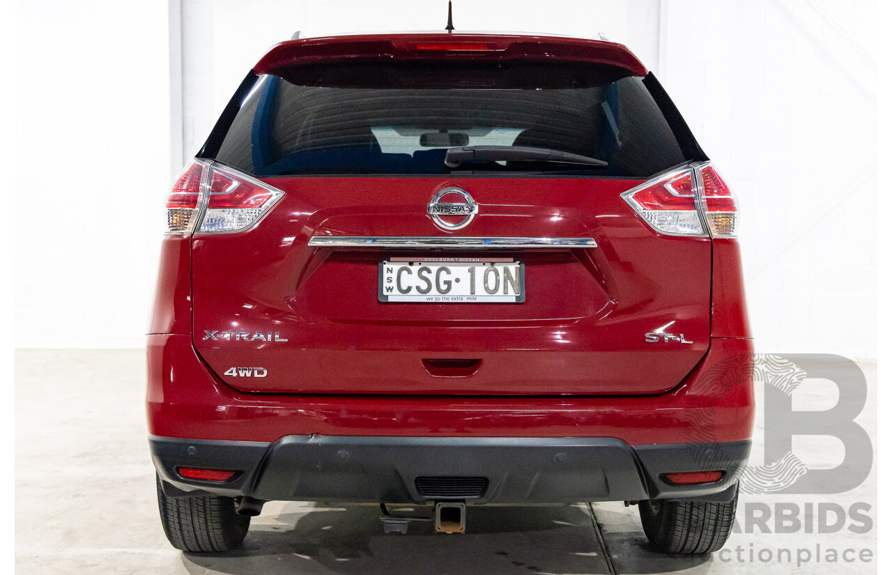 3/2014 Nissan X-Trail ST-L (4x4) T32 4d Wagon Burning Red 2.5L