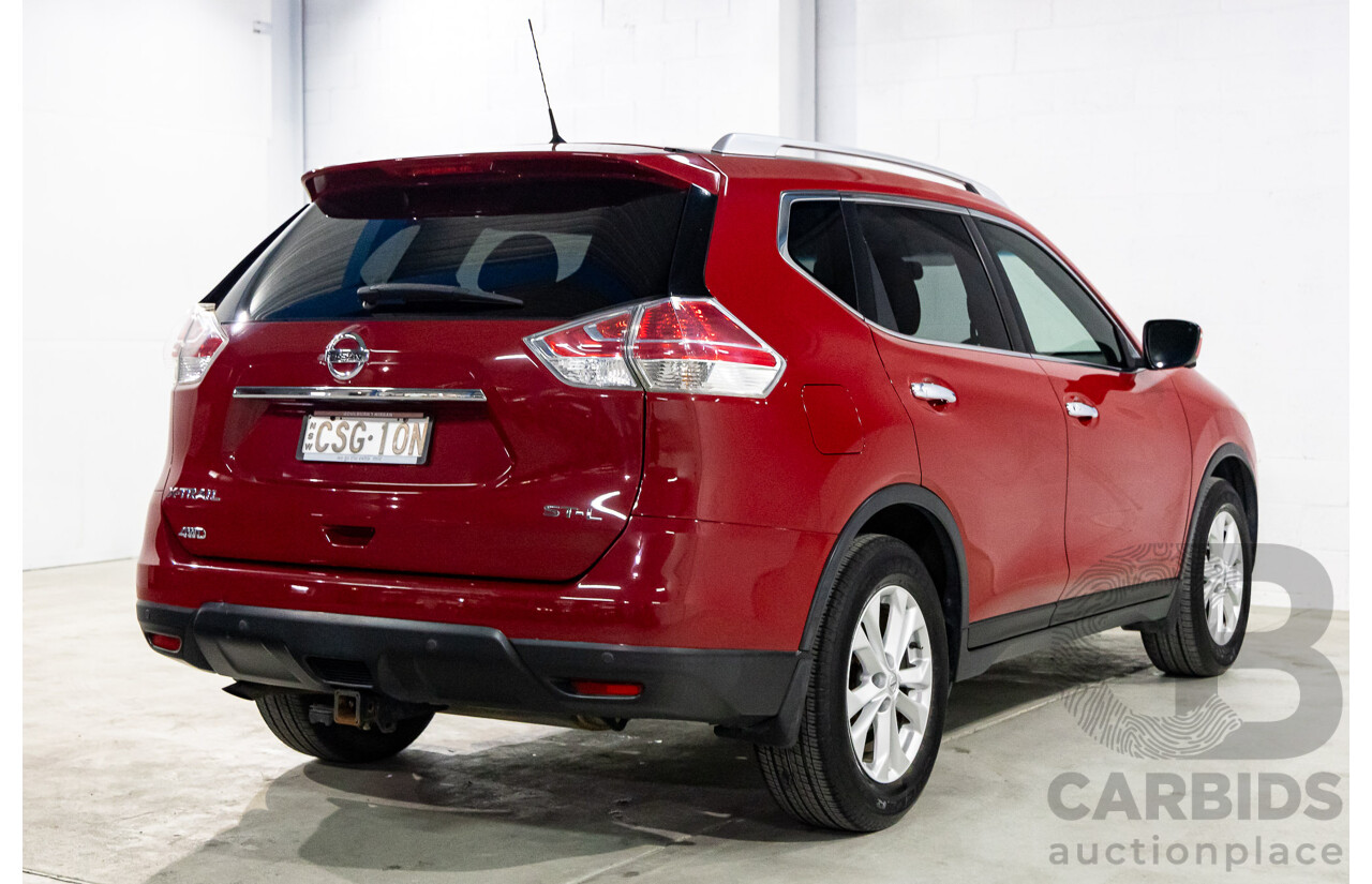 3/2014 Nissan X-Trail ST-L (4x4) T32 4d Wagon Burning Red 2.5L