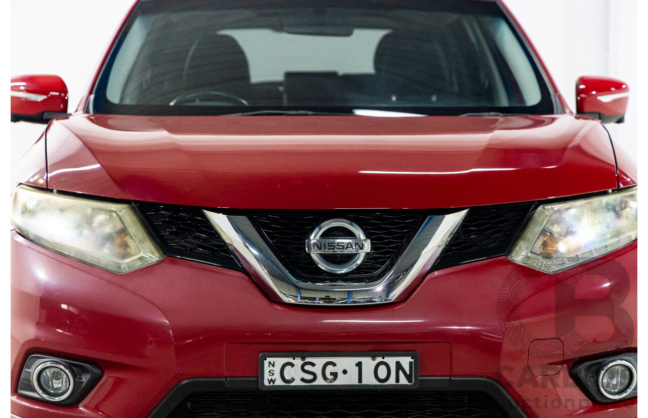 3/2014 Nissan X-Trail ST-L (4x4) T32 4d Wagon Burning Red 2.5L