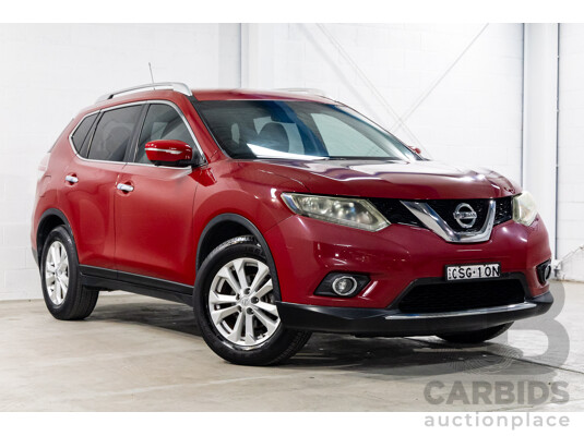 3/2014 Nissan X-Trail ST-L (4x4) T32 4d Wagon Burning Red 2.5L