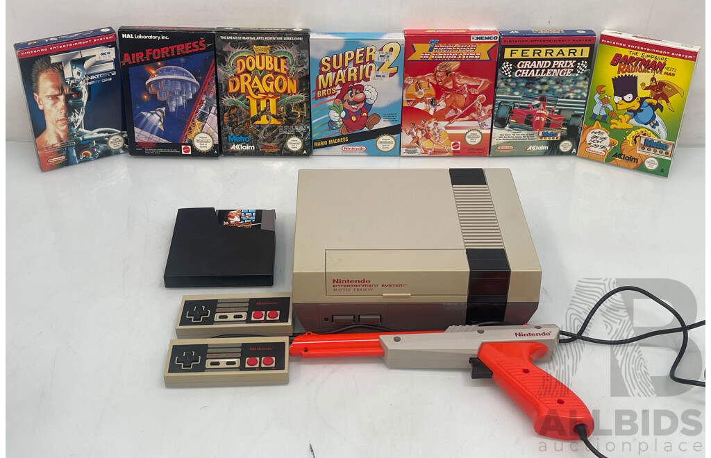 Nintendo Entertainment System with Games and Accessories