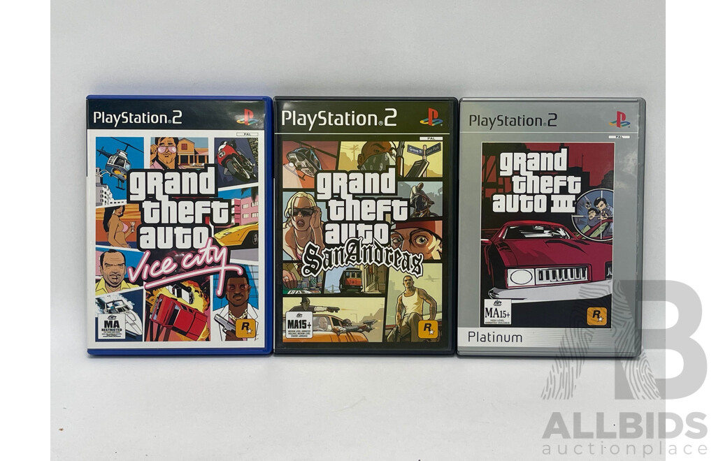 Grand Theft Auto Sony Playstation 2 Collection