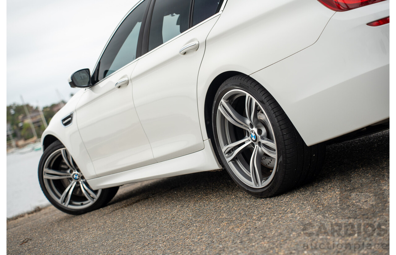 6/2012 BMW M5 F10 MY12 4d Sedan Alpine White Twin Turbo V8 4.4L