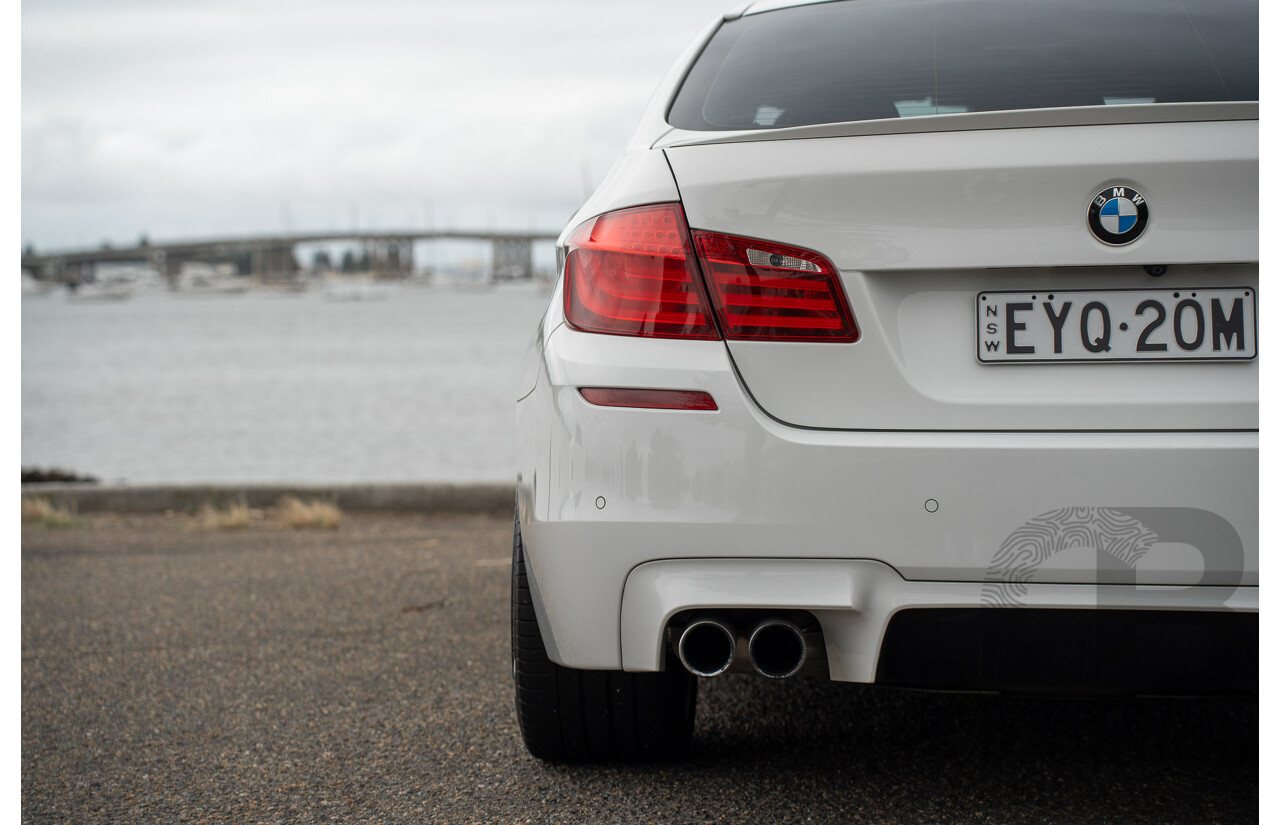 6/2012 BMW M5 F10 MY12 4d Sedan Alpine White Twin Turbo V8 4.4L