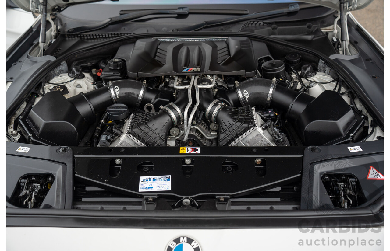 6/2012 BMW M5 F10 MY12 4d Sedan Alpine White Twin Turbo V8 4.4L