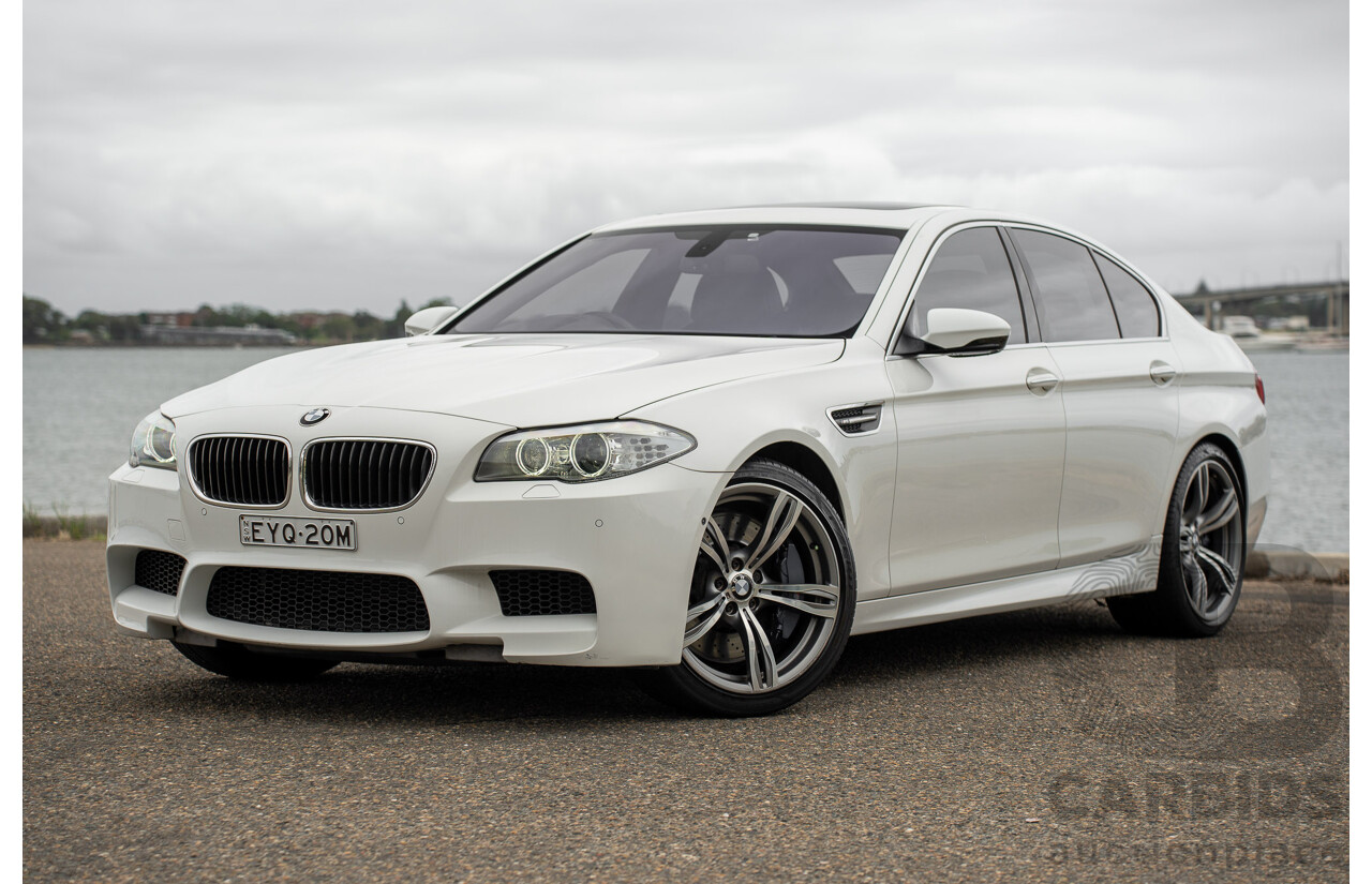 6/2012 BMW M5 F10 MY12 4d Sedan Alpine White Twin Turbo V8 4.4L