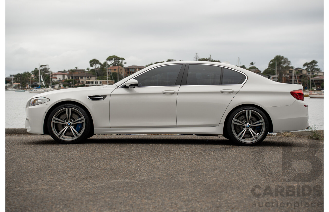 6/2012 BMW M5 F10 MY12 4d Sedan Alpine White Twin Turbo V8 4.4L