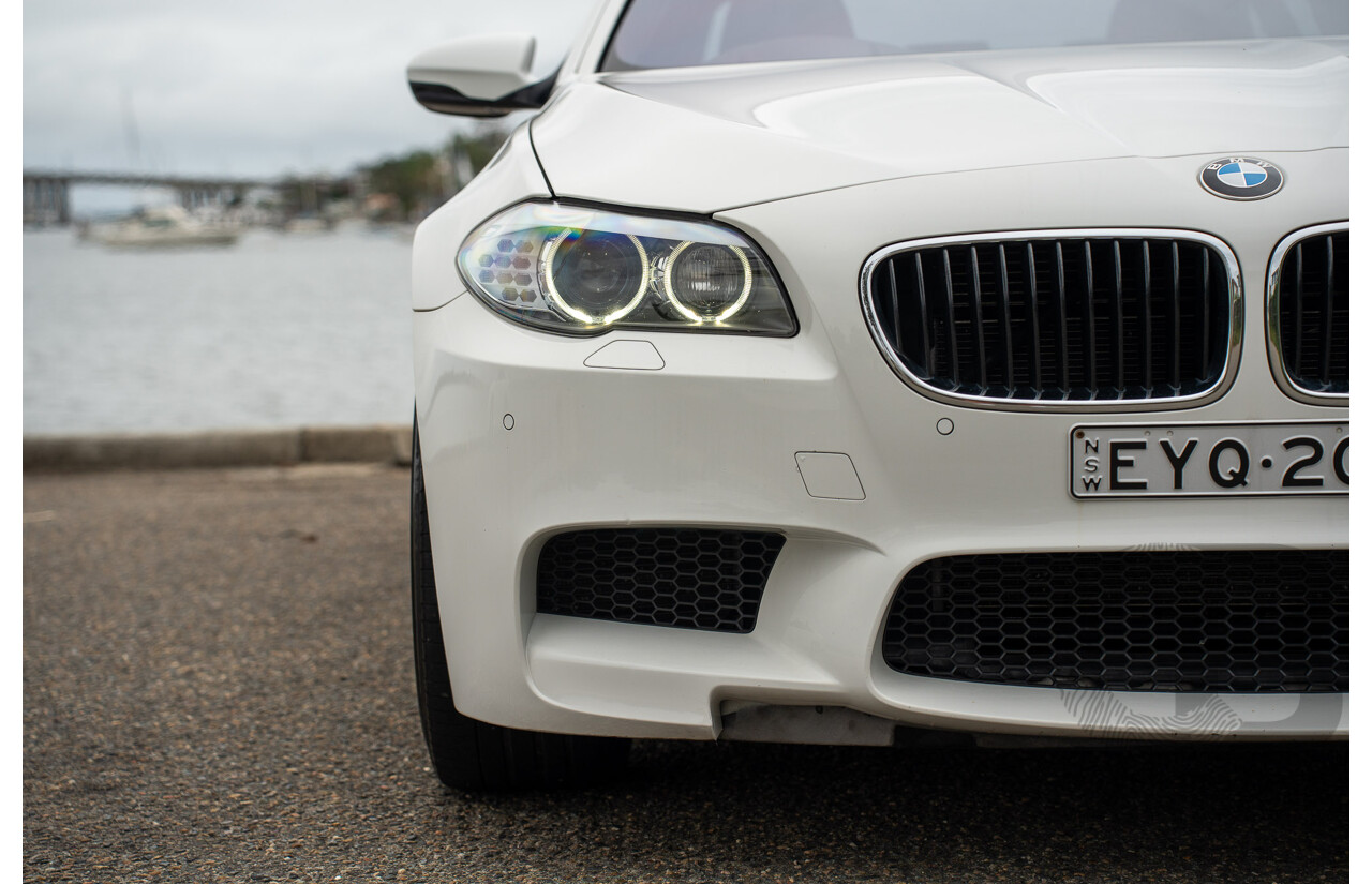 6/2012 BMW M5 F10 MY12 4d Sedan Alpine White Twin Turbo V8 4.4L