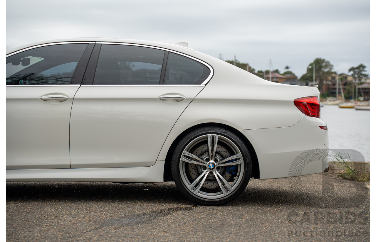 6/2012 BMW M5 F10 MY12 4d Sedan Alpine White Twin Turbo V8 4.4L