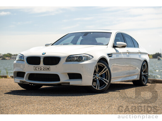 6/2012 BMW M5 F10 MY12 4d Sedan Alpine White Twin Turbo V8 4.4L