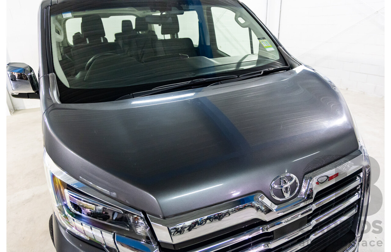 12/2019 Toyota Granvia (RWD) GDH303R 4d Wagon Graphite Metallic Turbo Diesel 2.8L - 6 Seater