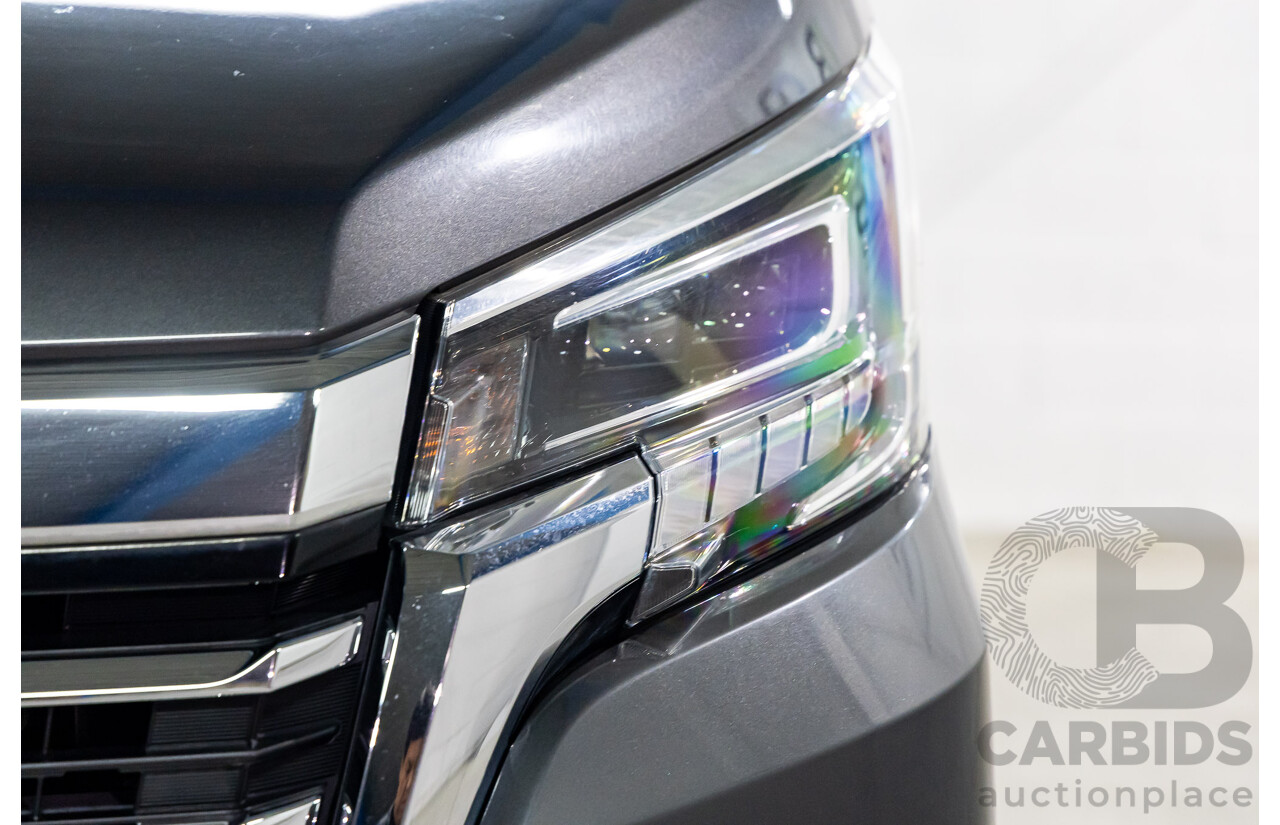 12/2019 Toyota Granvia (RWD) GDH303R 4d Wagon Graphite Metallic Turbo Diesel 2.8L - 6 Seater