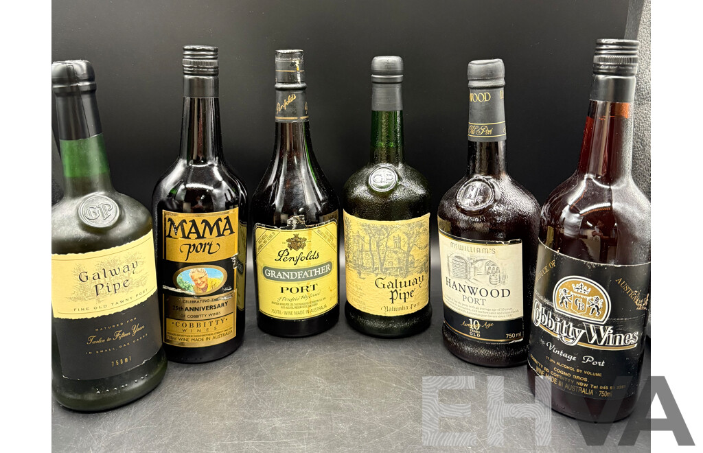 6x Diverse Collection of Port Wine